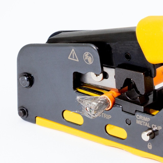Narzędzie zaciskowe do wtyków CAT5/6/6A/7