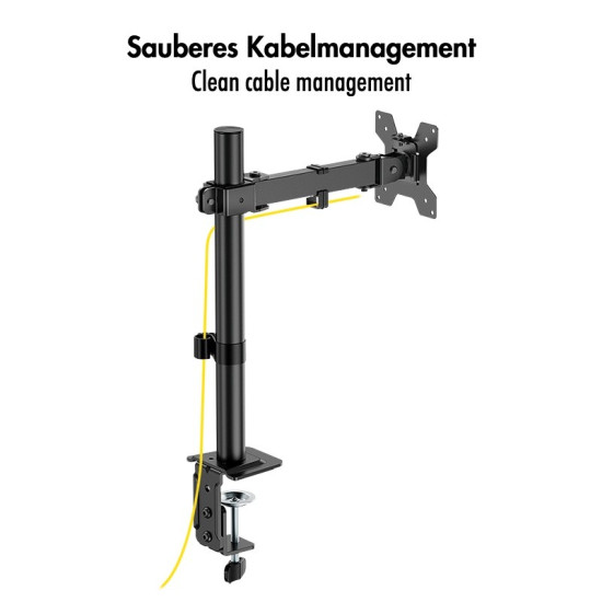 Uchwyt do monitora 17 - 32', max 10kg., stalowy 