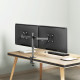 Uchwyt do monitora 2x 17-32',10kg max na ramie 