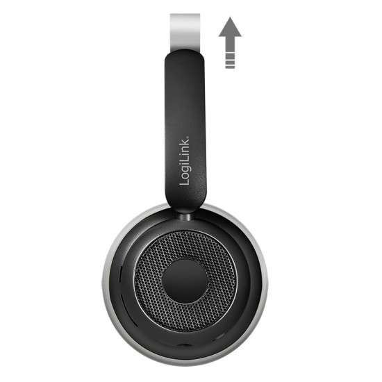 Słuchawki z mikrofonem, BT6.0, ANC, czarne 