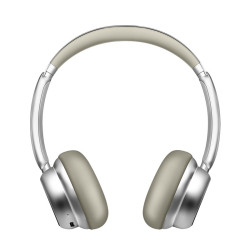 Słuchawki z mikrofonem, BT6.0, ANC, srebrne 