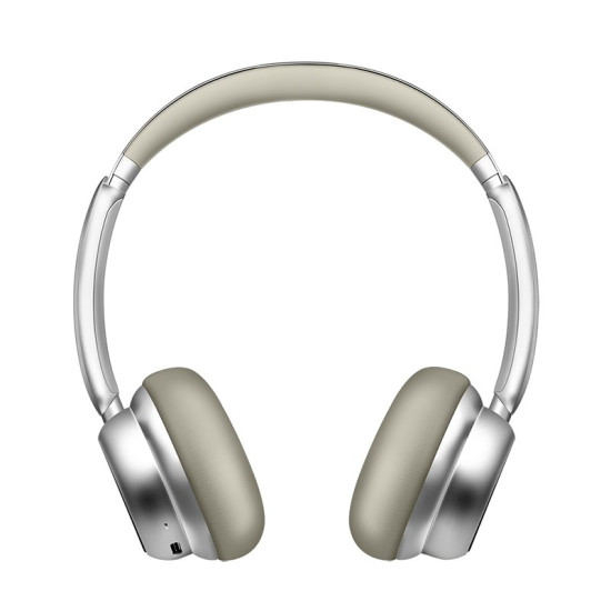 Słuchawki z mikrofonem, BT6.0, ANC, srebrne 