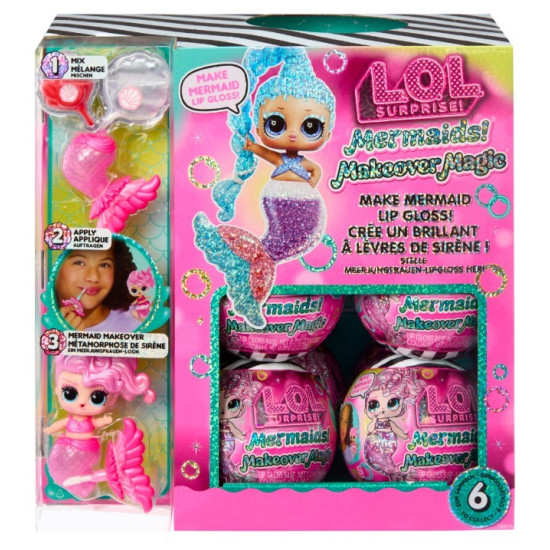 Lalka L.O.L. Surprise Mermaids! Syrenka Makover 1 sztuka