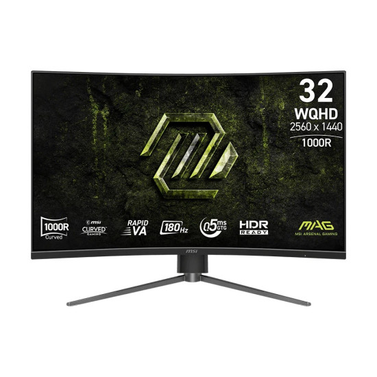 Monitor MAG 325CQPF E18 31.5/LED/WQHD/LED/Zakrzywiony/180Hz/Czarny