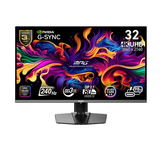 Monitor MPG 322URX QD-OLED 31.5/LED/FLAT/240Hz/Czarny