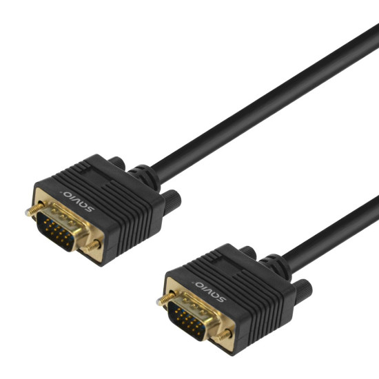 Kabel VGA (M )- VGA (M) ekranowany 2 feryty CL-202