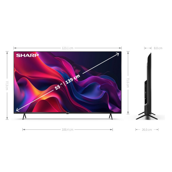 Telewizor LED 55 cali 55GK4245E 