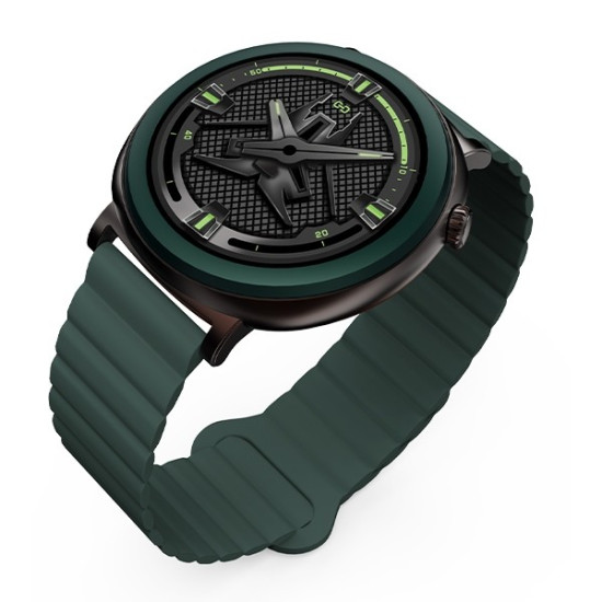 Smartwatch Aurora Amoled rozmowy AI zielony 