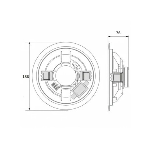 Głośnik sufitowy CS 606 
