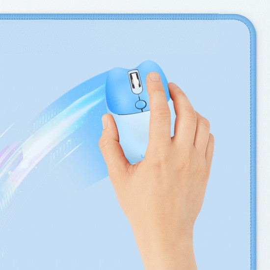 Podkładka na klawiaturę i mysz, XXL, niebieska 