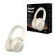 Słuchawki z mikrofonem, BT6.0, ANC, kremowe 
