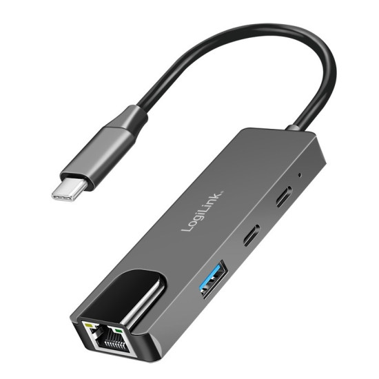 Hub USB 3.2 Gen 1,3port y, z 2.5G Gigabit ethernet