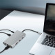 Stacja dokująca USB3.2 ,USB-C, 8-portow, PD 