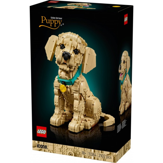 Klocki Icons 11384 Szczeniak golden retriever 