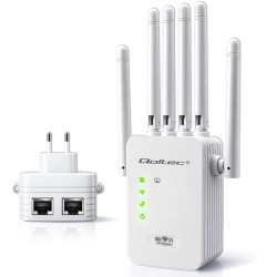 Wzmacniacz sygnału WiFi | Repeater | Access Point | 300Mb/s | 6  anten | 2xRJ45 