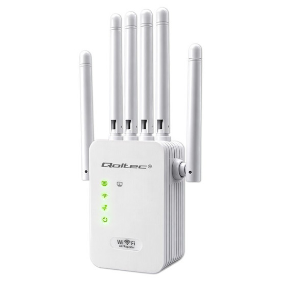 Wzmacniacz sygnału WiFi | Repeater | Access Point | 300Mb/s | 6  anten | 2xRJ45 