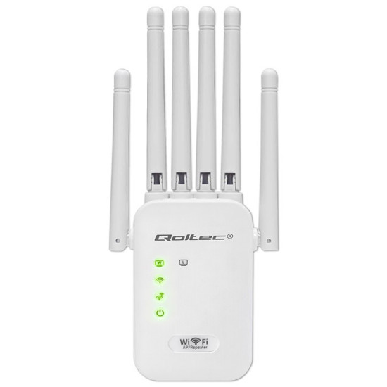 Wzmacniacz sygnału WiFi | Repeater | Access Point | 300Mb/s | 6  anten | 2xRJ45 