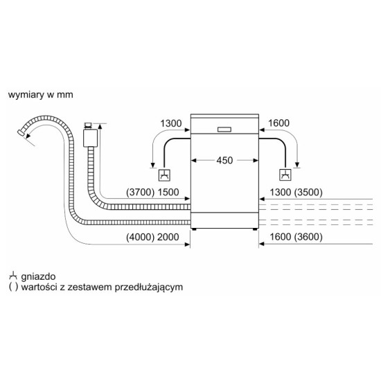 Zmywarka SPV4HKX12E Serie 4 Home Connect