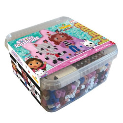 Hama Maxi koraliki i podstawka w pudełku Koci Domek Gabi 