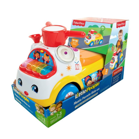 Fisher Price Jeździk muzyczna parada żółty 