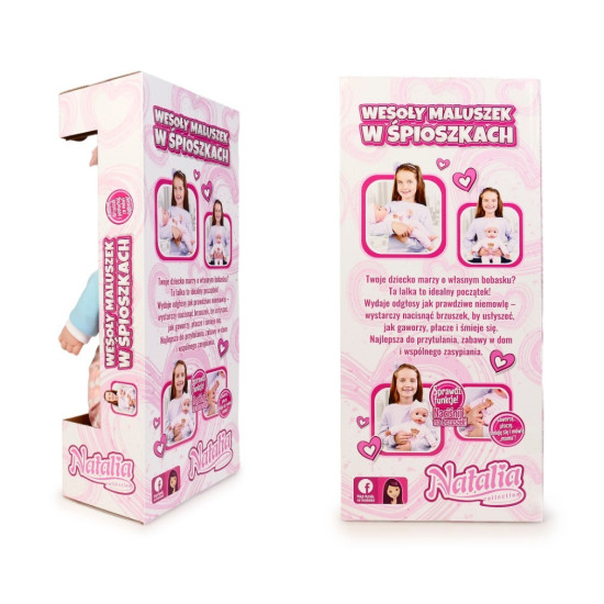 Lalka Natalia - Bobas funkcyjny 45 cm 