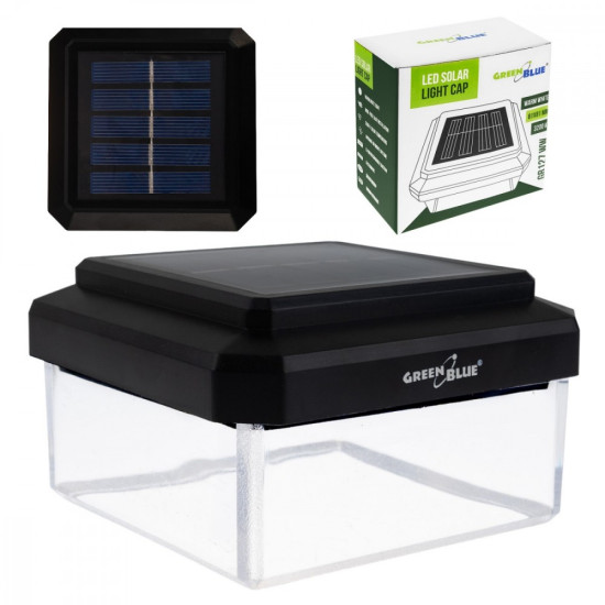 Lampa solarna LED na słupek GB127 WW 80x80mm 3200K