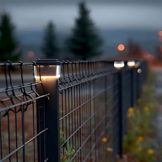 Lampa solarna LED na słupek GB125 WW 60x40mm, 3200K