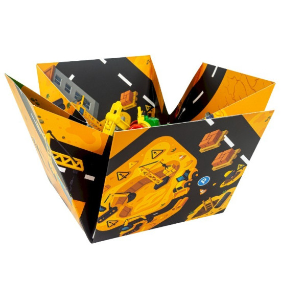 Zestaw Piasek dynamiczny i Fluffy - Plac budowy 