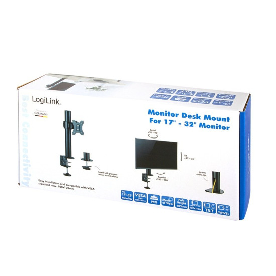 Uchwyt do monitora 17-32 cale, stalowy, maks. 9kg 