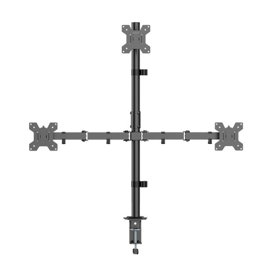 Uchwyt na 3 monitory, 17-27 cale ,max 10kg na ramie 
