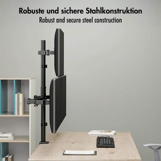 Uchwyt na 3 monitory, 17-27 cale ,max 10kg na ramie 