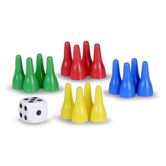 Gra klasyczna 2w1 Chińczyk-Warcaby deluxe