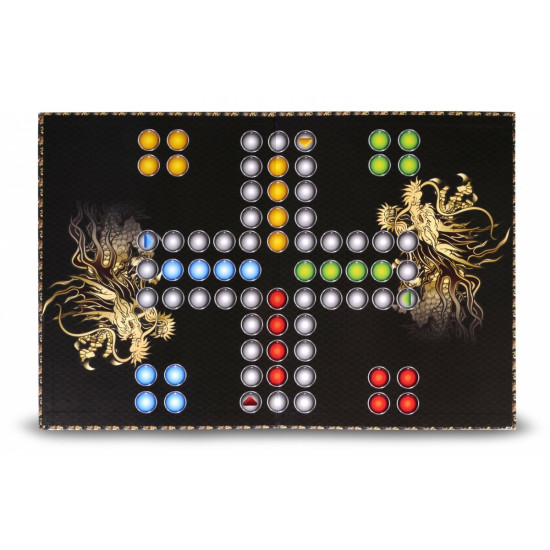 Gra klasyczna 2w1 Chińczyk-Warcaby deluxe