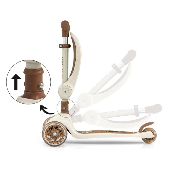 Hulajnoga Scooter Fuzzy Classic beżowa