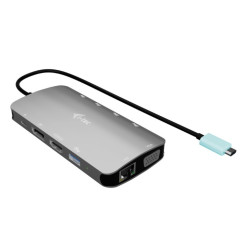 Stacja dokująca USB-C Meatl Nano 3x Display DP HDMI Power Delivery 100 W 