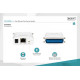 Serwer wydruku Fast Ethernet 1-port 1xLPT, 1xRJ-45