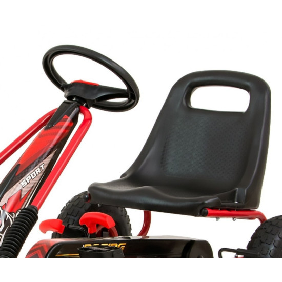 Gokart na pedały Thor Czerwony