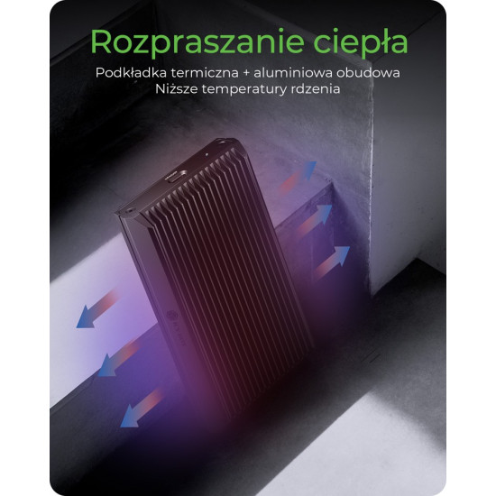 Obudowa SSD IB-1920M-C42 NNVMe SSD , USB4 GEN 3x2 (40GB) 