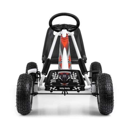 Gokart na pedały Thor Biały 