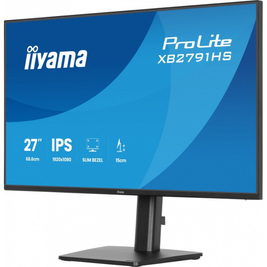 Monitor 27 cali XB2791HS-B1 FHD,IPS.HDMI.DP.2x2W,350cd,1500:1,        120Hz,HAS 150 (PIVOT)