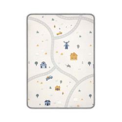 Mata piankowa zwijana misie i droga pastelowa