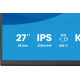 Monitor  27 cali XB2797QSNP-B1 IPS,QHD,USB-c Dock 96W,HDMI, 350cd,1ms, DP, DisplayPort x1 (Daisy Chain MST max. 2560 x1440), USB HUB x4, RJ45