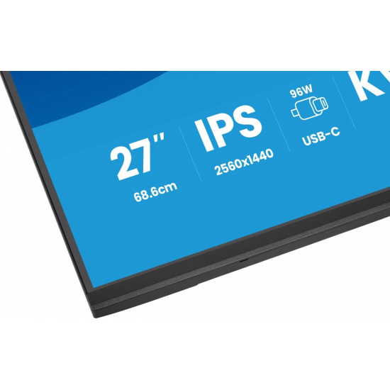 Monitor  27 cali XB2797QSNP-B1 IPS,QHD,USB-c Dock 96W,HDMI, 350cd,1ms, DP, DisplayPort x1 (Daisy Chain MST max. 2560 x1440), USB HUB x4, RJ45