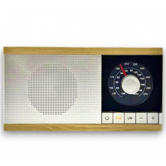 Radio Krystyna w drewnianej obudowie