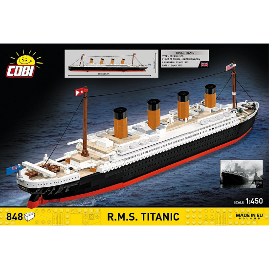 Klocki R.M.S. Titanic 848 elementów