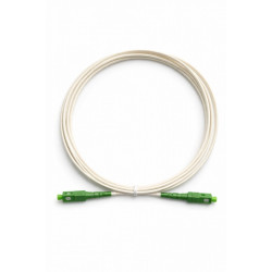 Patchcord światłowodowy SC-SC APC 10m biały