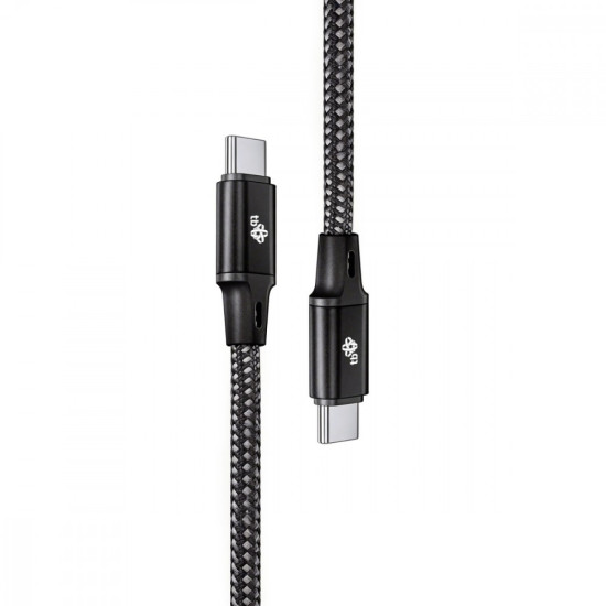 Kabel magnetyczny USB C-USB C 1m czarny