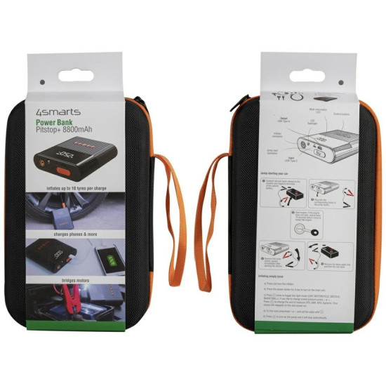 Powerbank Jump Starter 8800mAh kompresor latarka PitStop+ 