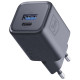 Ładowarka sieciowa Hyper Charger PD 33W GaN QC4+ PPS AFC FCP SCP USB-A USB-C czarna 