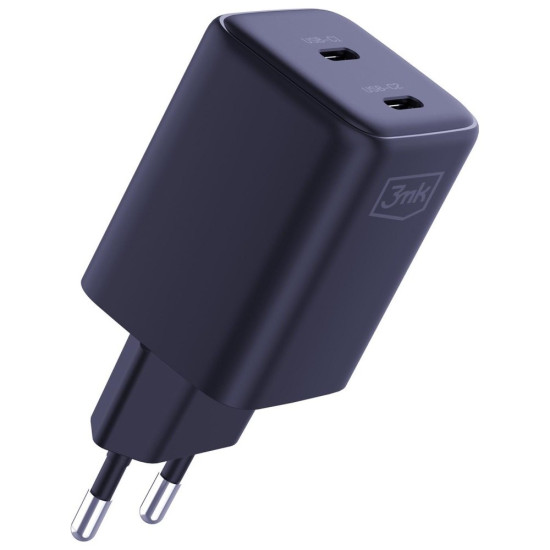 Ładowarka sieciowa Hyper Charger PD 45W GaN QC4+ PPS 2C czarna 